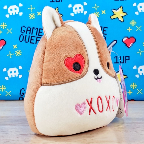 Squishmallow Reginald the Corgi Dog 5" UltraSoft Valentine's Day Plush Toy NWT - Picture 2 of 12